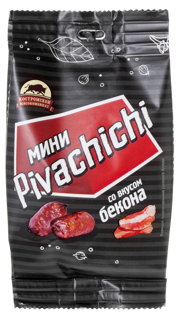 Колбаски сырокопченые Костромской мясокомбинат Мини-Pivachich со вкусом бекона, 45 г