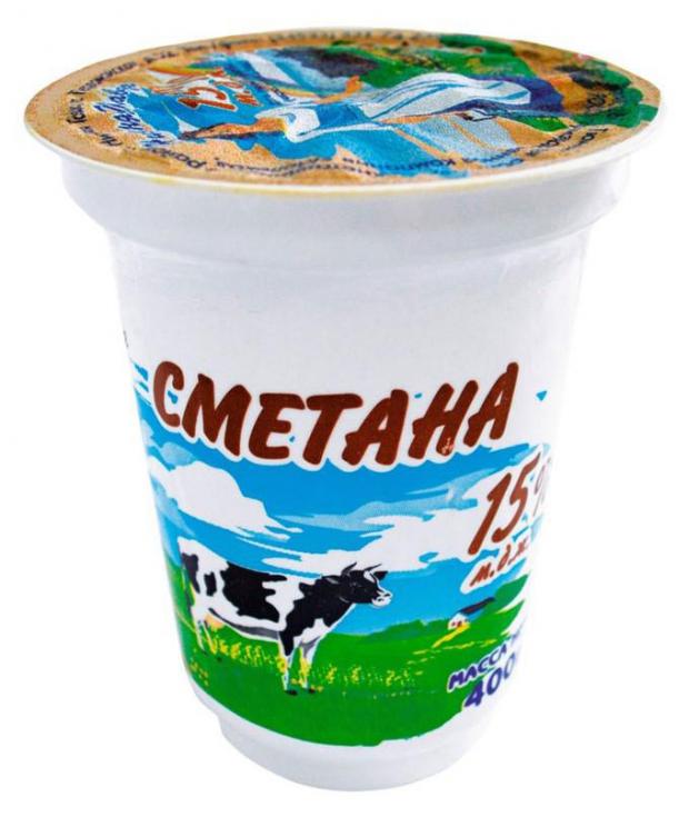Сметана Нижняя Тавда 15%, 300 г