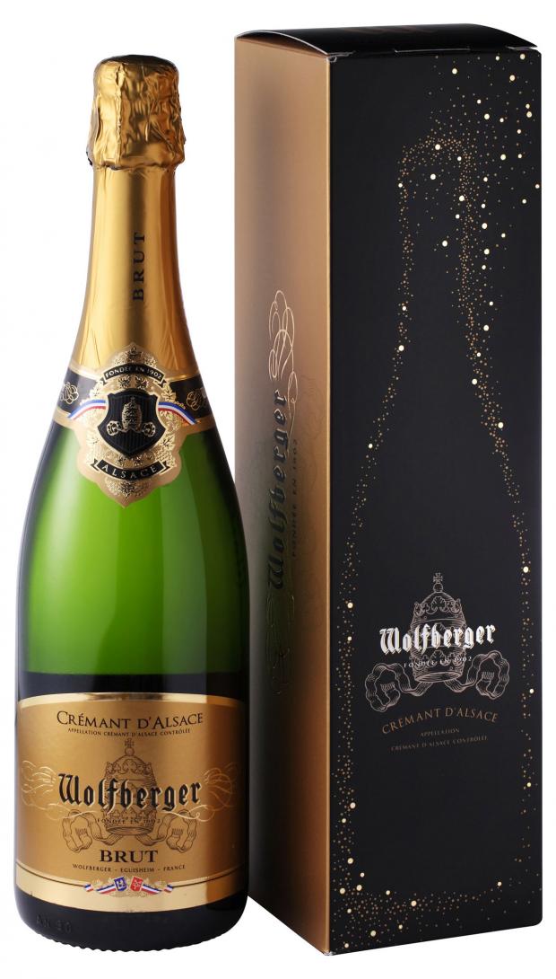

Игристое вино WOLFBERGER Cremant d'Alsace Brut белое брют Франция, 0,75 л