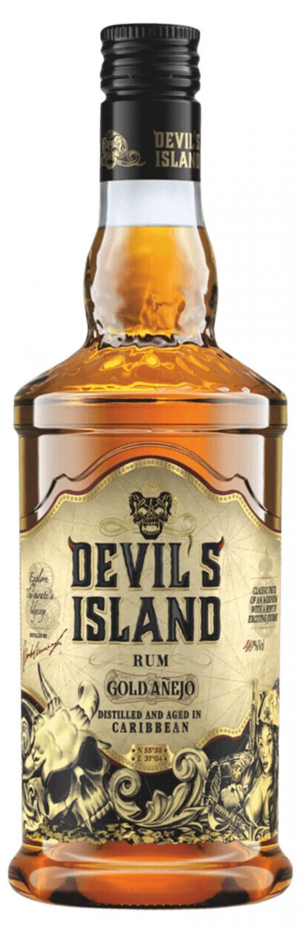 Ром Devil's Island Gold Anejo Россия, 0,7 л ром devil s island спайсед 37 5% россия 1 л