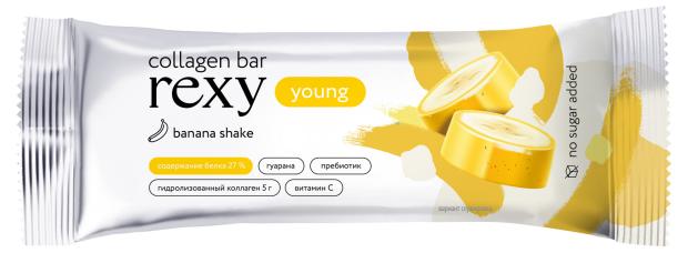 

Батончик Rexy Young с высоким содержанием белка со вкусом банановый шейк, 35 г