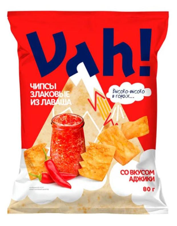 

Чипсы из лаваша VAH со вкусом аджики, 80 г