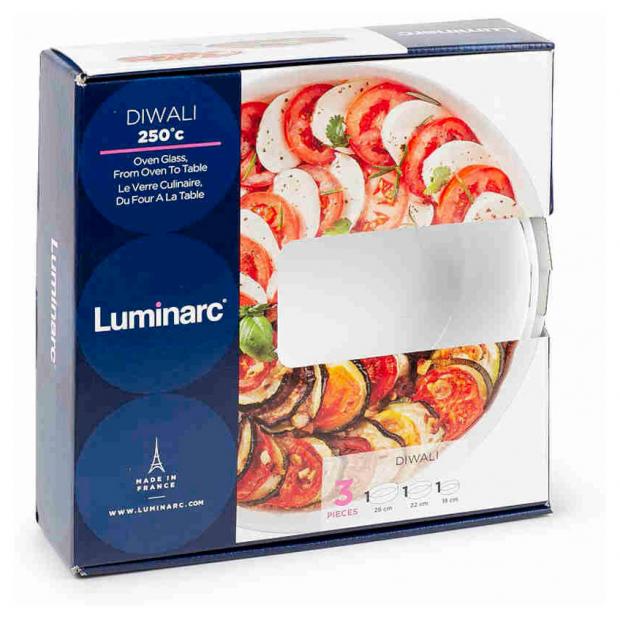 

Набор форм для выпекания Luminarc Дивали, 3 предмета