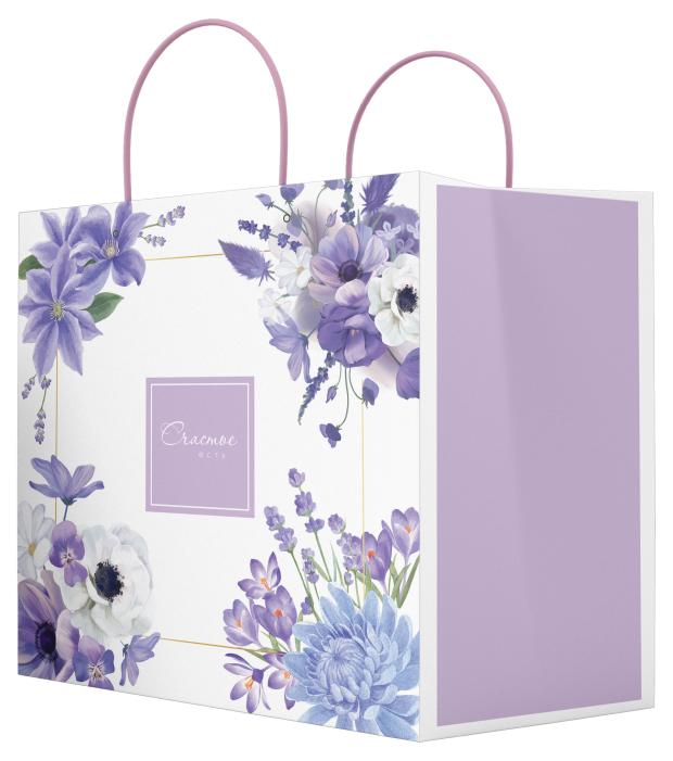 

Пакет подарочный женский, 30х30х30 см, 1 шт