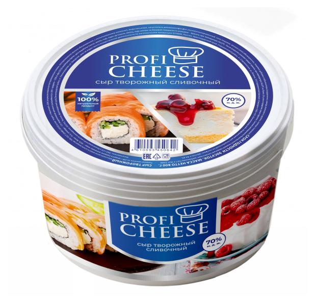 Сыр творожный Profi Cheese 70% БЗМЖ, 800 г