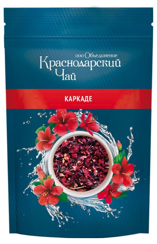 Чайный напиток Краснодарский чай Каркаде листовой, 50 г чайный напиток краснодарский чай каркаде листовой 50 г