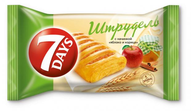 Штрудель 7Days с яблоком и корицей, 80 г