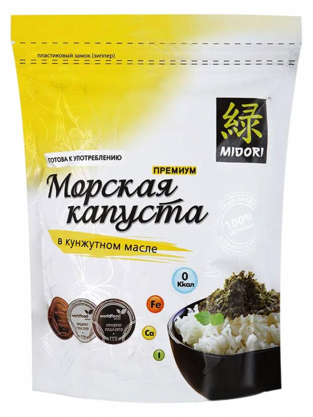 Морская капуста сушеная MIDORI Премиум обжаренная в кунжутном масле, 40 г