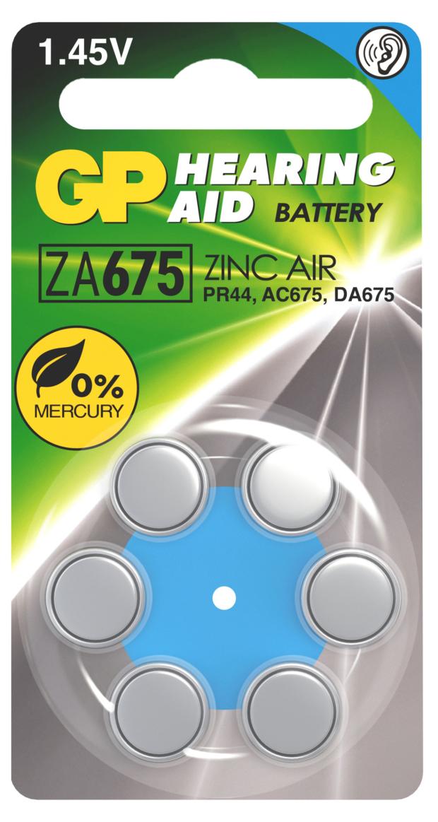  GP - Zinc-Air  LR44, 6 