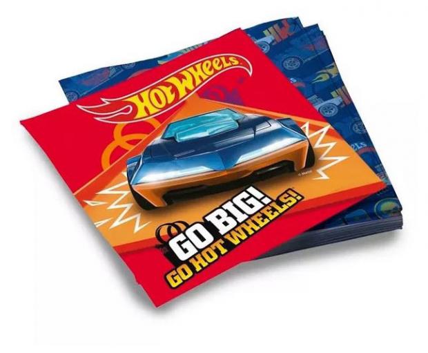 

Салфетки бумажные 3-слойные Nd play Hot Wheels, 20 шт