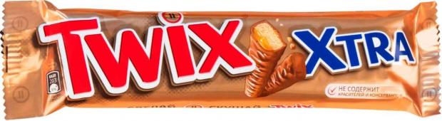 Шоколадный батончик TWIX Xtra, 82 г