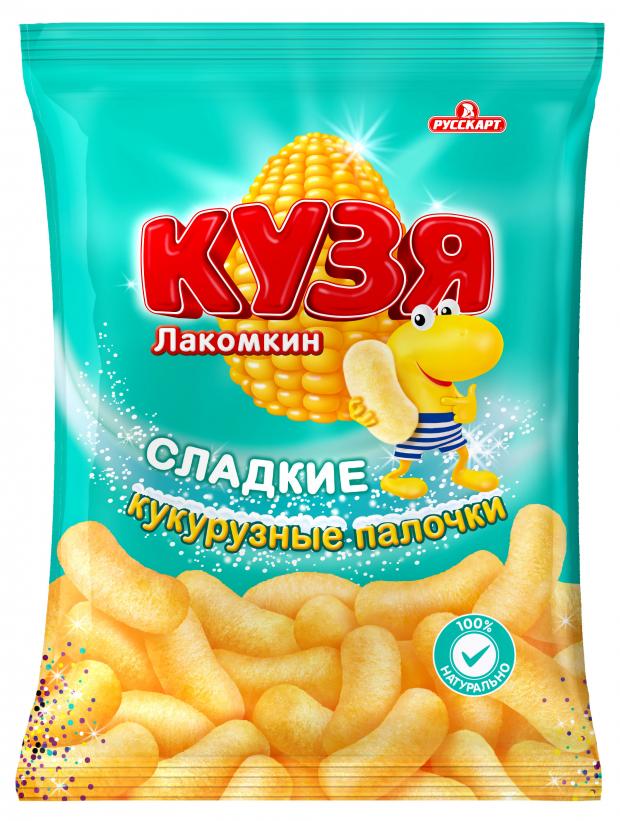 Палочки кукурузные Русскарт КУЗЯ Лакомкин сладкие, 140 г