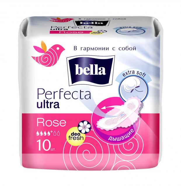 

Прокладки гигиенические Bella Perfecta Ultra Rose Deo Fresh, 10 шт