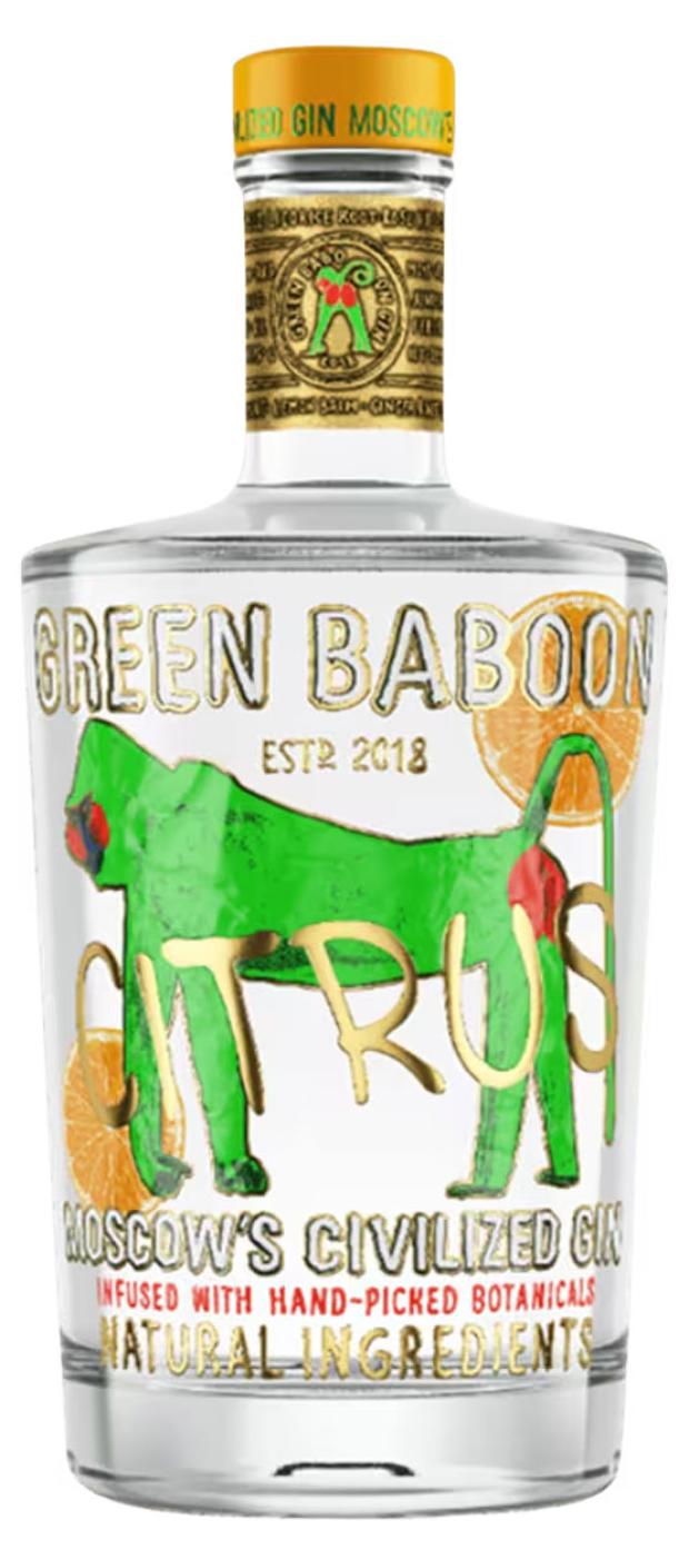 Джин Green Baboon Citrus Россия, 0,5 л джин green baboon pink россия 0 5 л