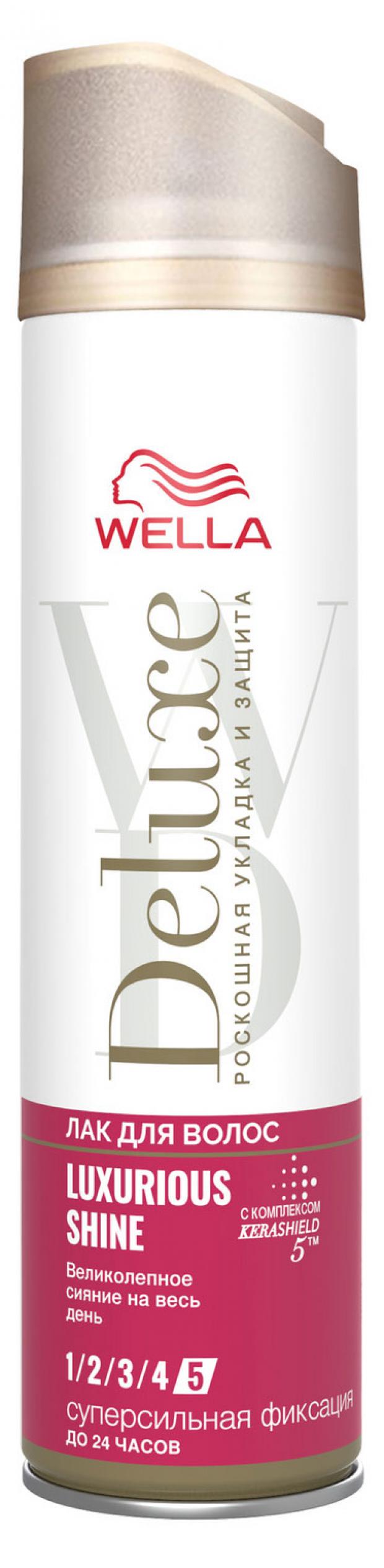 

Лак для волос Wella Deluxe Luxurious Shine, 250 мл