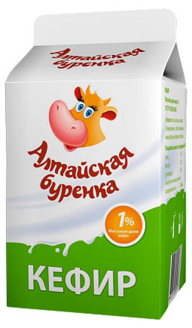 Кефир Алтайская буренка 1% БЗМЖ, 450 мл