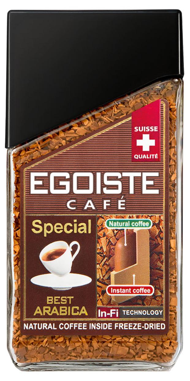 Кофе растворимый Egoiste Special сублимированный с молотым, 100 г кофе растворимый egoiste platinum 100 г