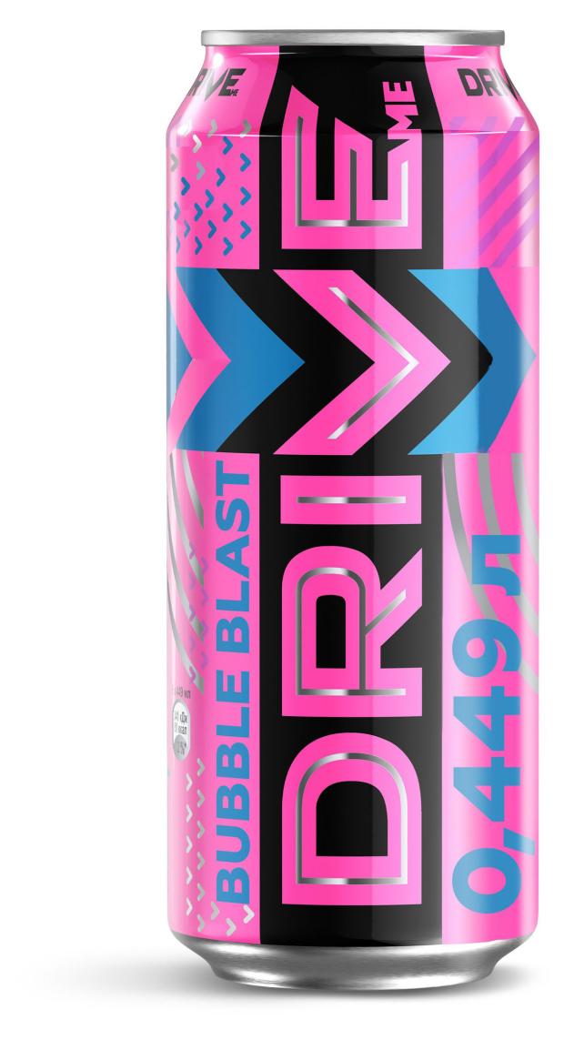 

Напиток энергетический Drive Me Bubble Blast, 449 мл