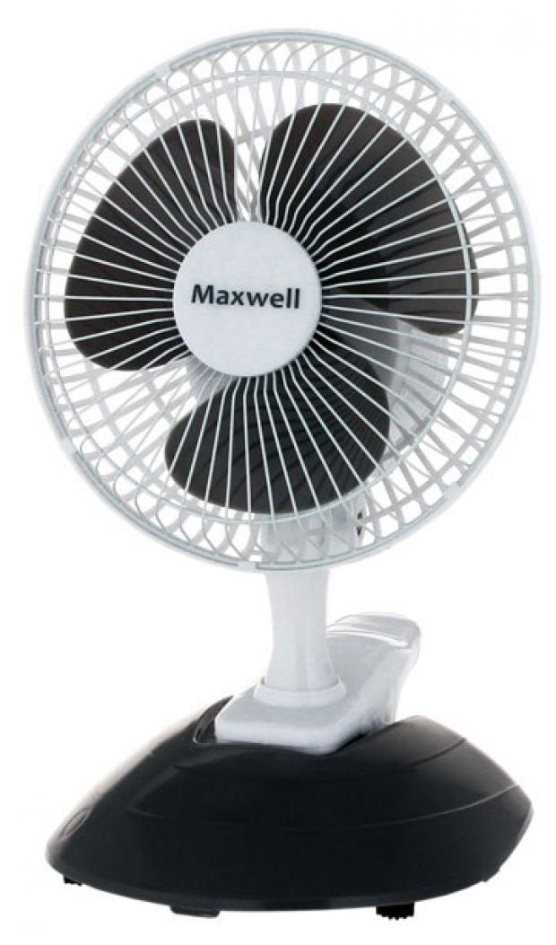 Вентилятор настольный Maxwell MW-3548 Gray вентилятор настольный maxwell mw 3520