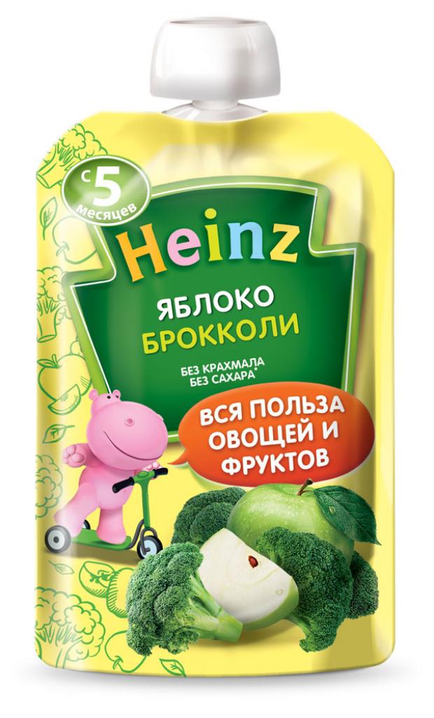 

Пюре Heinz яблоко и броколли с 5 мес., 90 г