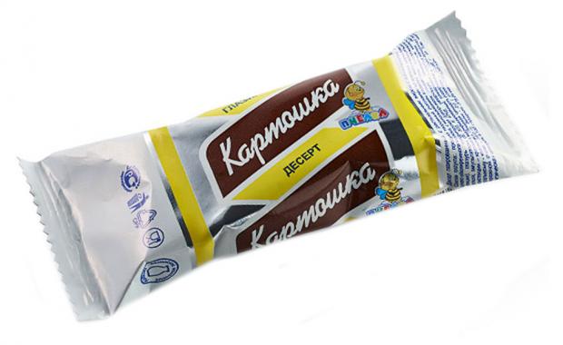 

Творожок Пчелка Картошка глазированный какао 23%, 40 г