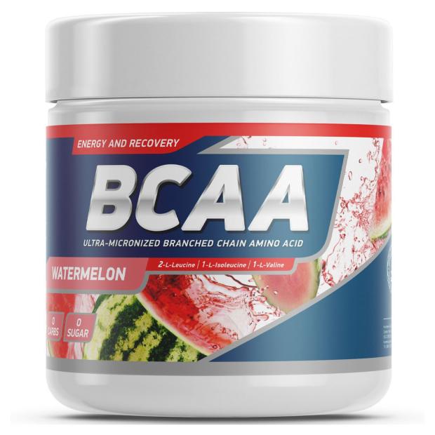 Аминокислоты Geneticlab BCAA 2:1:1 Арбуз, 250 г be first bcaa 8 1 1 instantized powder 250 гр ананас