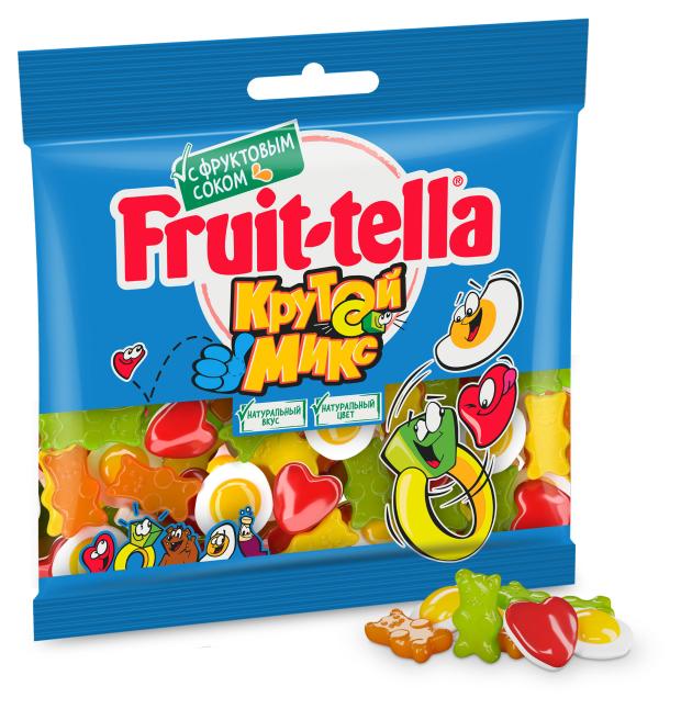 Мармелад Fruittella Крутой Микс жевательный с фруктовым соком, 150 г