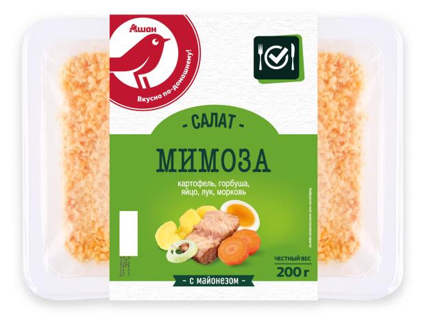 

Салат АШАН Красная птица Мимоза, 200 г