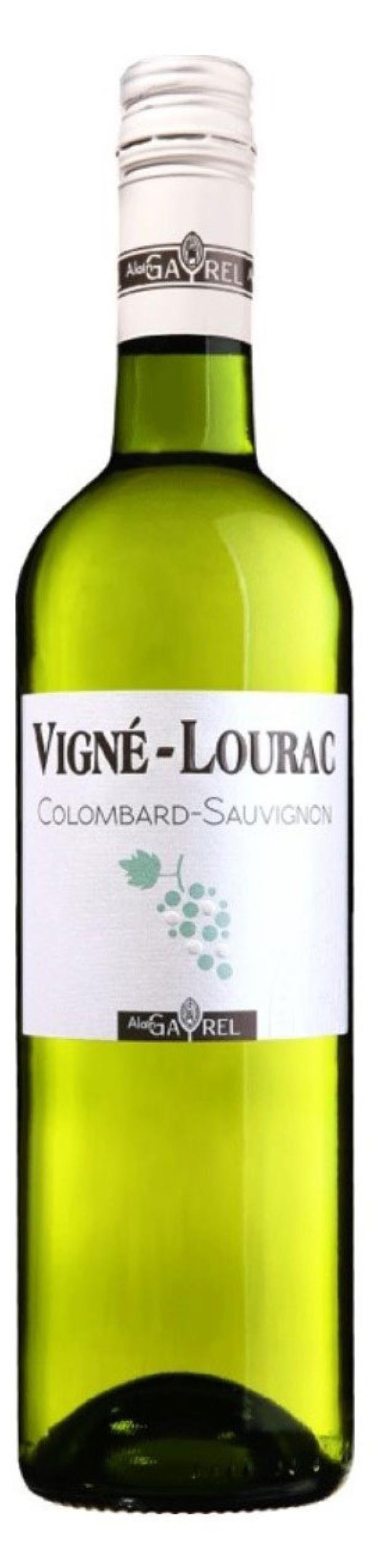Вино Vignе-Lourac Colombard-Sauvignon белое сухое Франция, 0,75 л