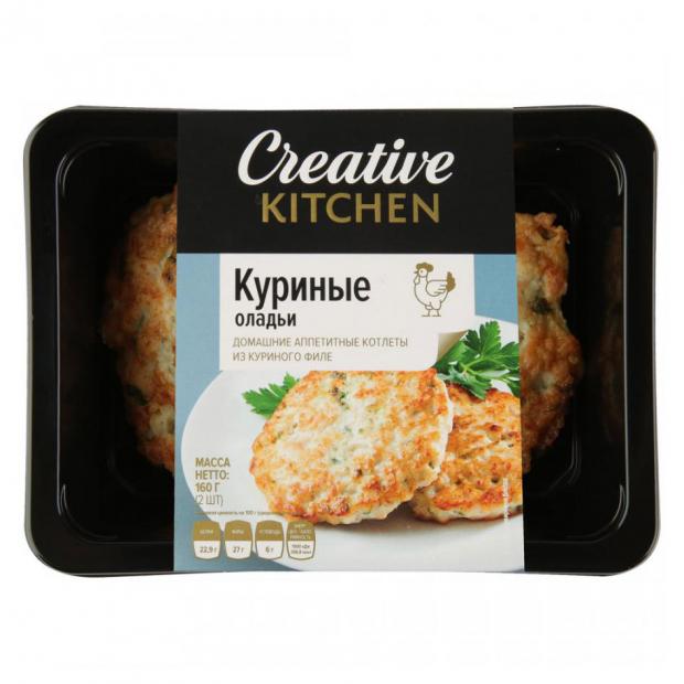 

Оладьи куриные Creative Kitchen, 160 г