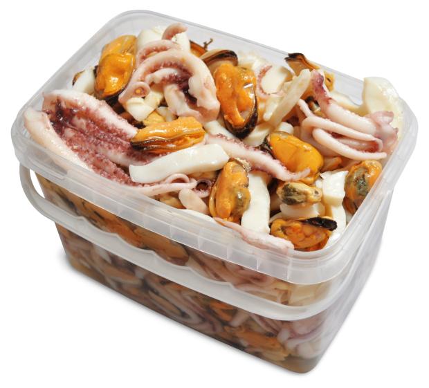 

Коктейль из морепродуктов в масле, вес