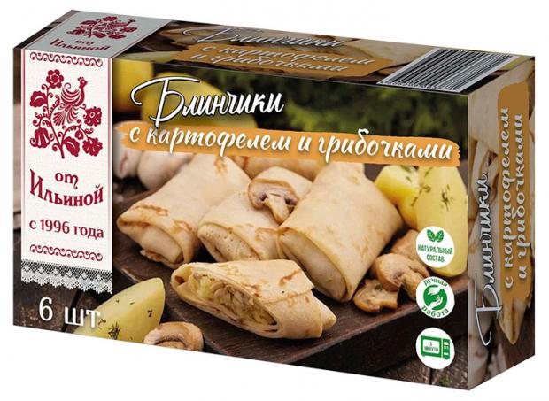 Блины От Ильиной с картофелем и грибочками, 360 г Блины От Ильиной с картофелем и грибочками, 360 г фото
