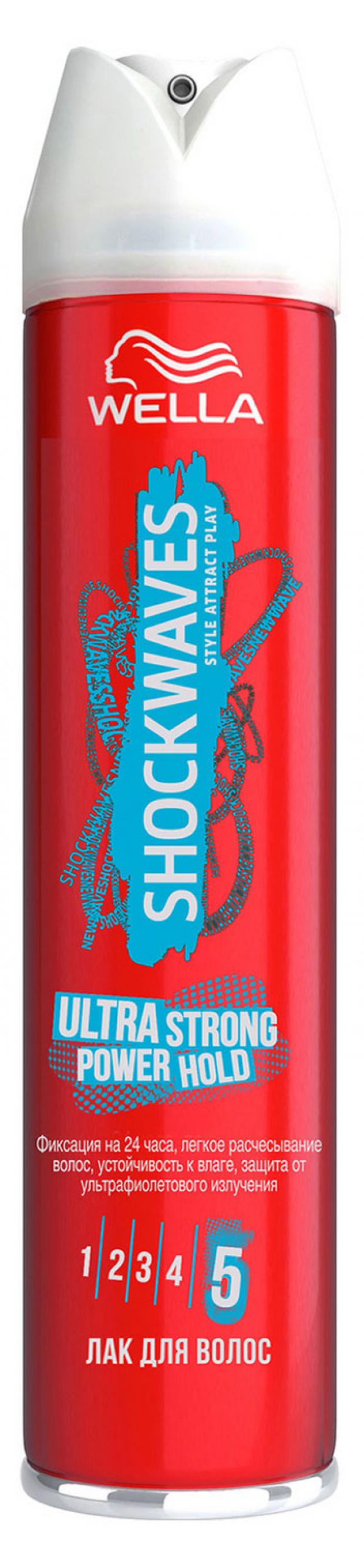 

Лак для волос Shockwaves Ultra Strong Power Hold, 250 мл