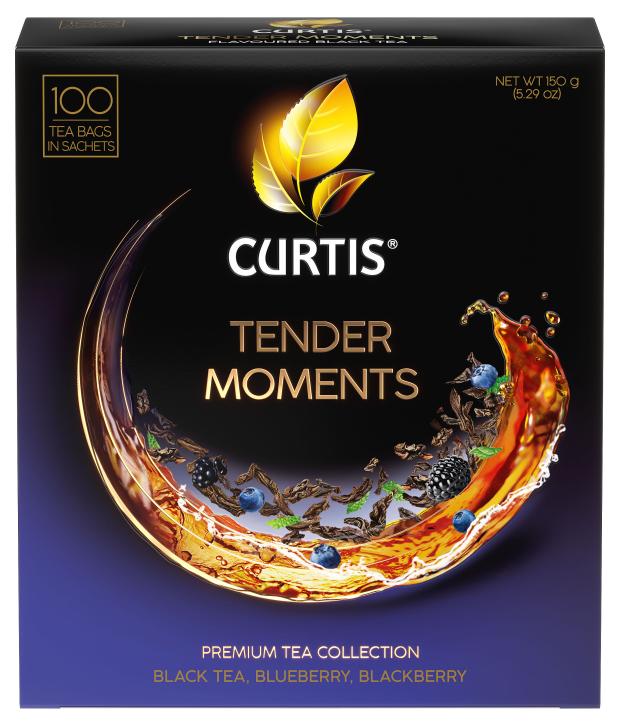 Чай черный CURTIS Tender moments в пакетиках, 100х1,5 г