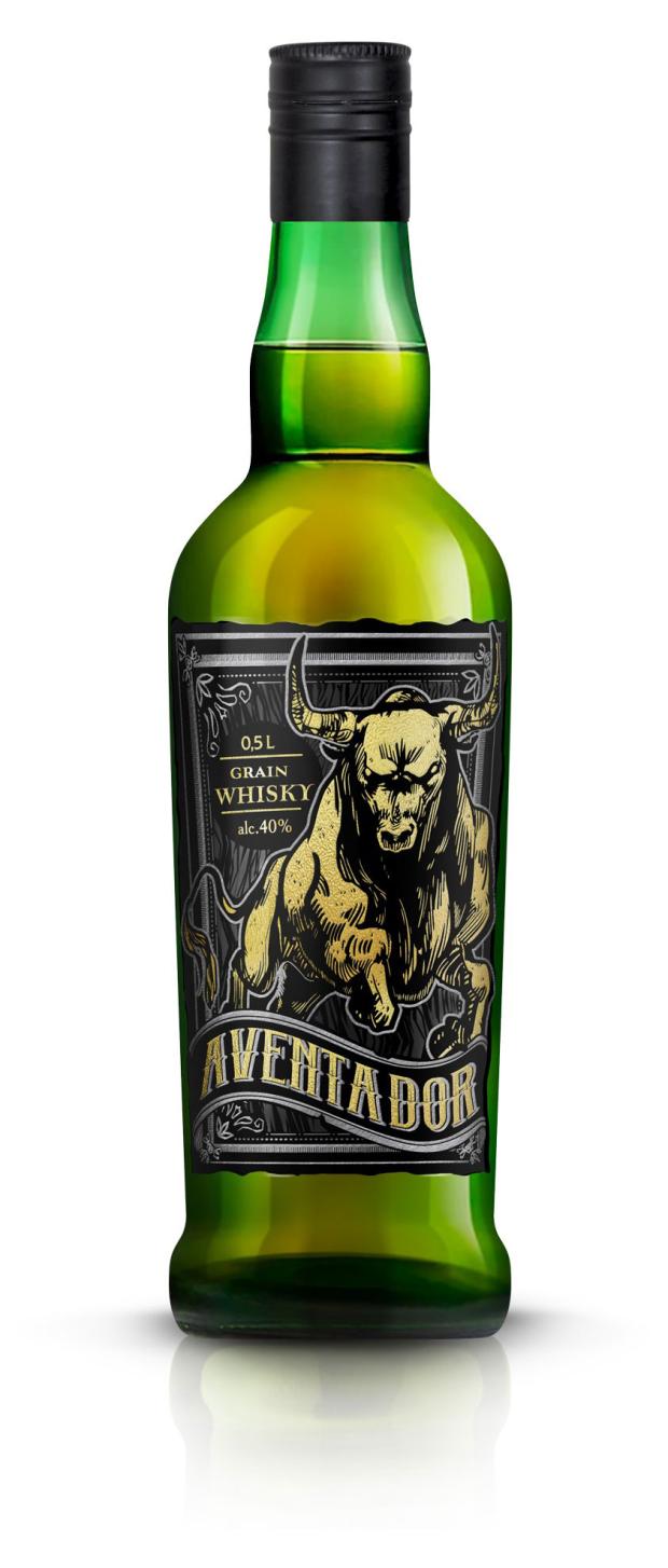 Виски Aventador Grain зерновой 3-х летний Россия, 0,5 л