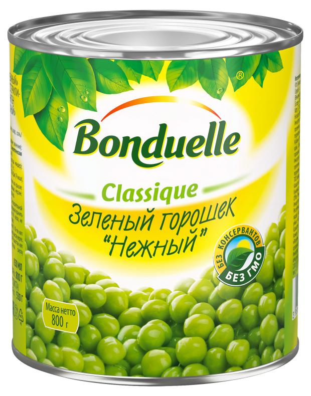 Зеленый горошек BONDUELLE нежный, 800 г