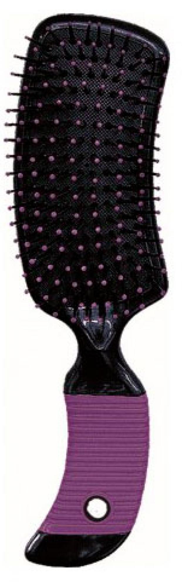 

Щетка для волос Inter-Vion выгнутая, 1 шт