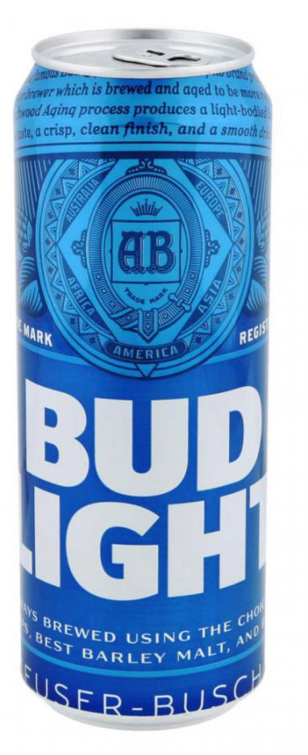 Пиво Bud Light светлое фильтрованное 4,1%, 450 мл