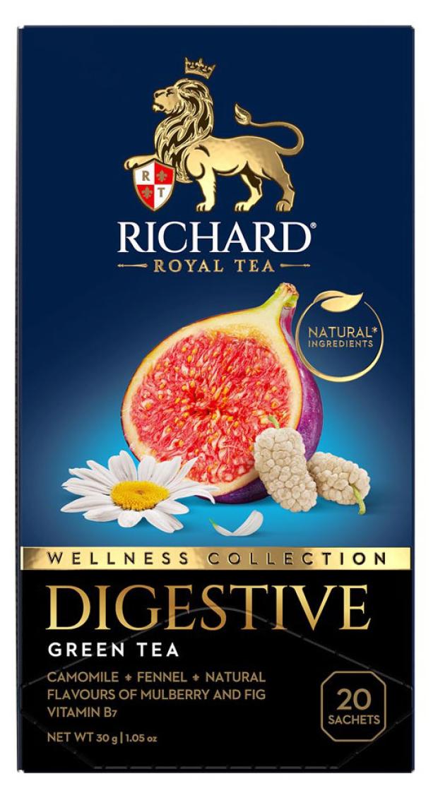 

Чай зеленый RICHARD Digestive, 20 сашетов