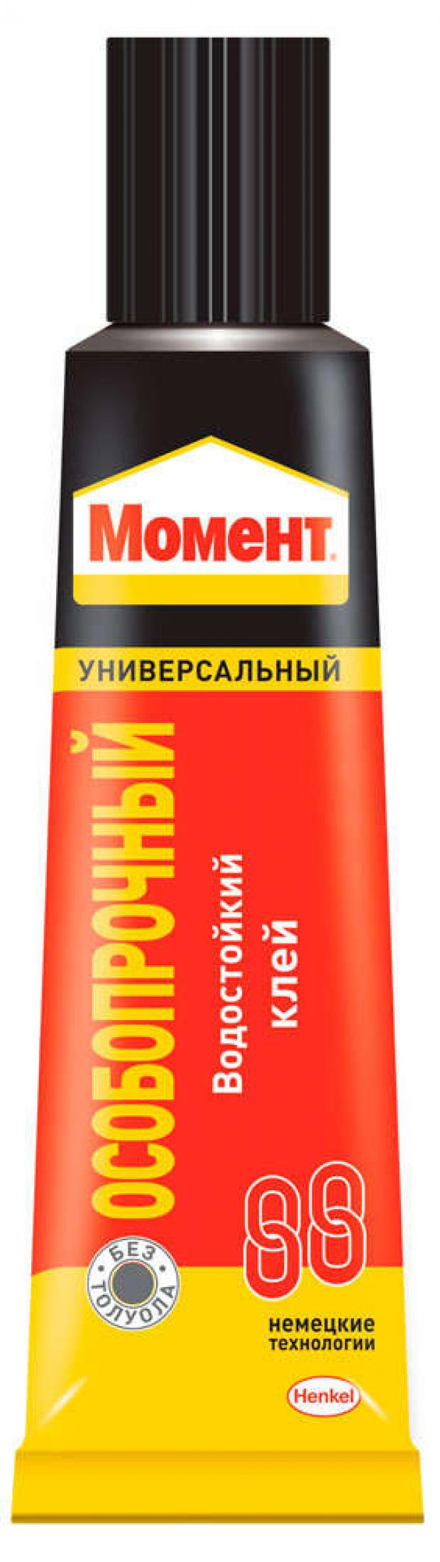 

Клей «Момент» особопрочный водостойкий, 30 мл
