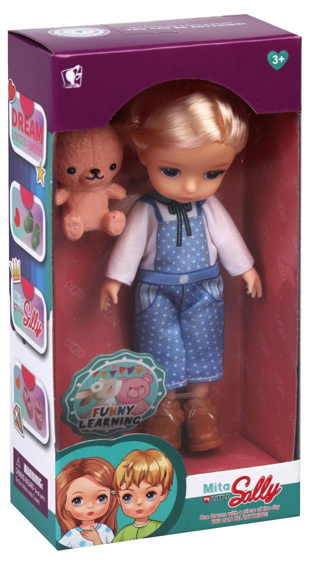 

Кукла Наша Игрушка с питомцем, 12,5 см