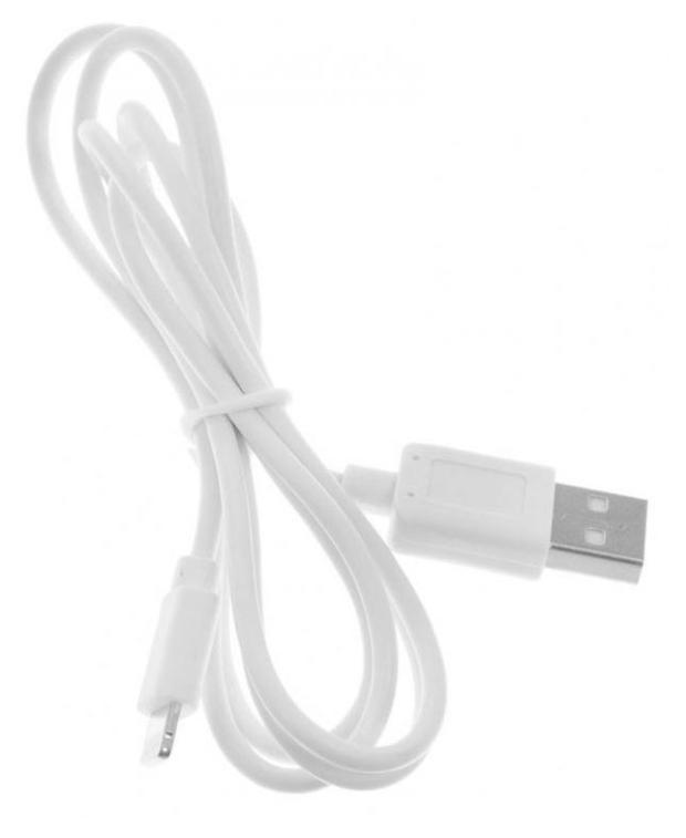 

Дата-кабель USB-8-pin для Apple белый, 1 м