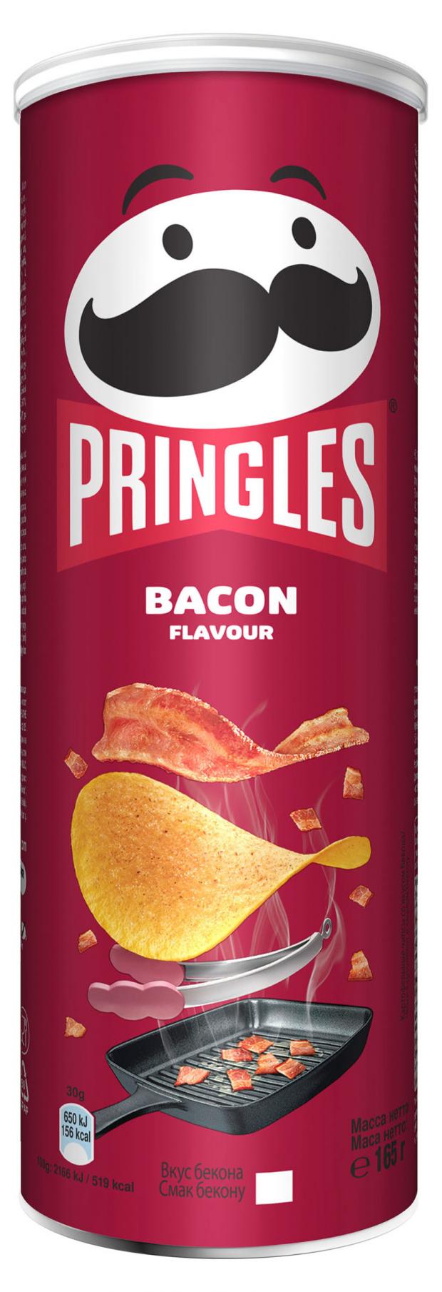 

Чипсы Pringles бекон, 165 г