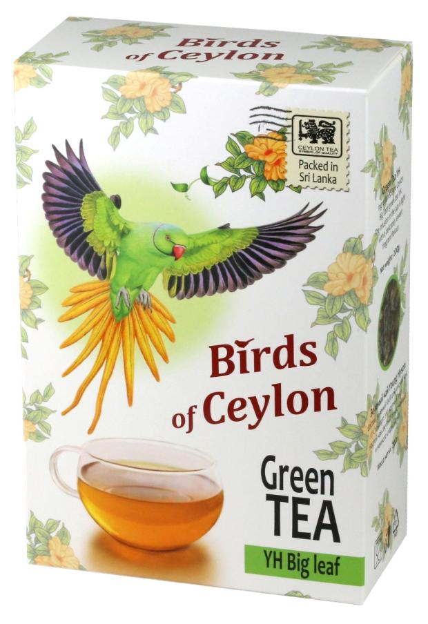 Чай зеленый Birds of Ceylon листовой, 200 г