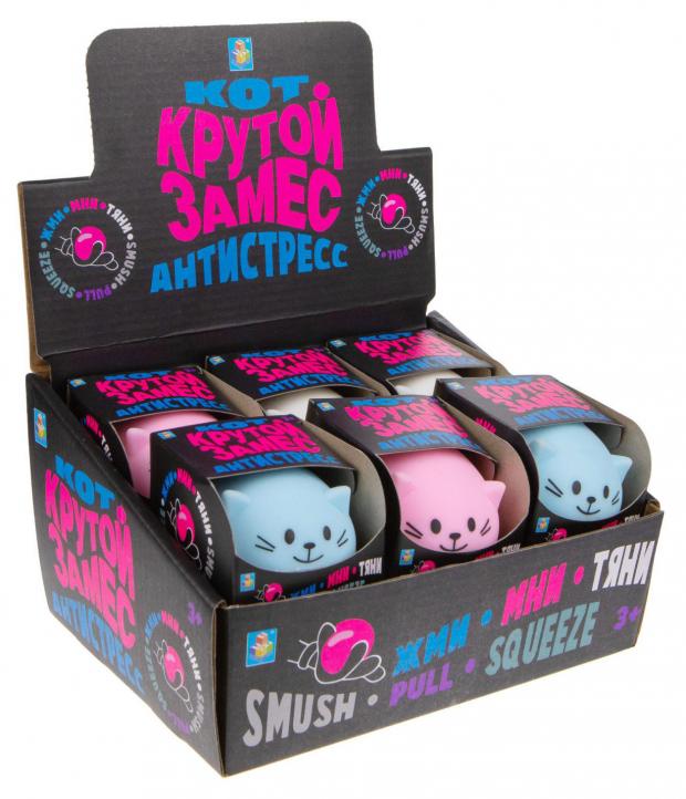 

Игрушка-антистресс 1Toy Крутой Замес Кот, 7 см