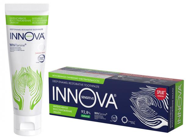 

Зубная паста SPLAT INNOVA Восстановление эмали и здоровье десен для чувствительных зубов, 75 мл