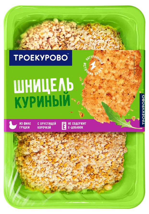 Шницель куриный Троекурово с хрустящей корочкой в панировке, 480 г