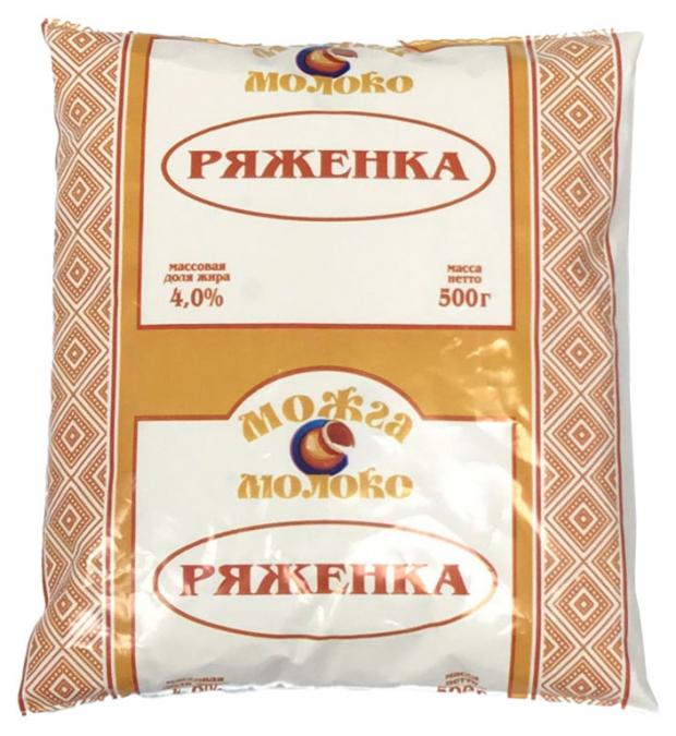 Ряженка МожгаМолоко 4% БЗМЖ, 500 мл