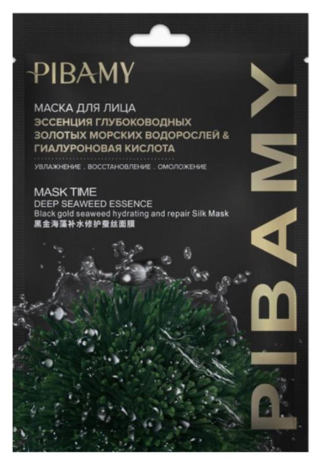 

Маска тканевая для лица Pibamy с золотыми морскими водорослями, 34 г
