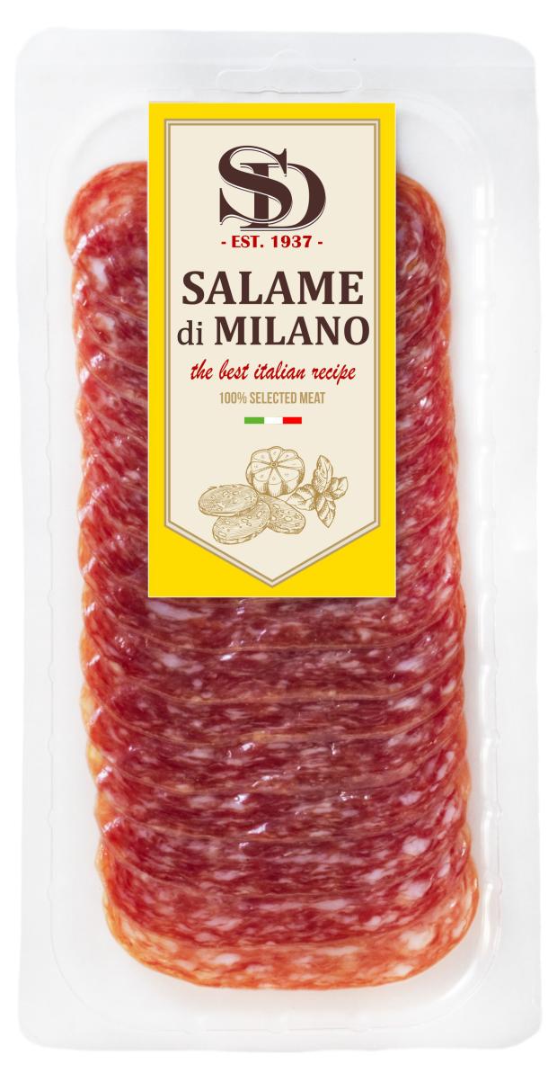 Колбаса Сытный Дом Салями Милано сыровяленая нарезка, 70 г